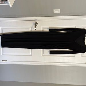 Full Length Black Bodycon Dress